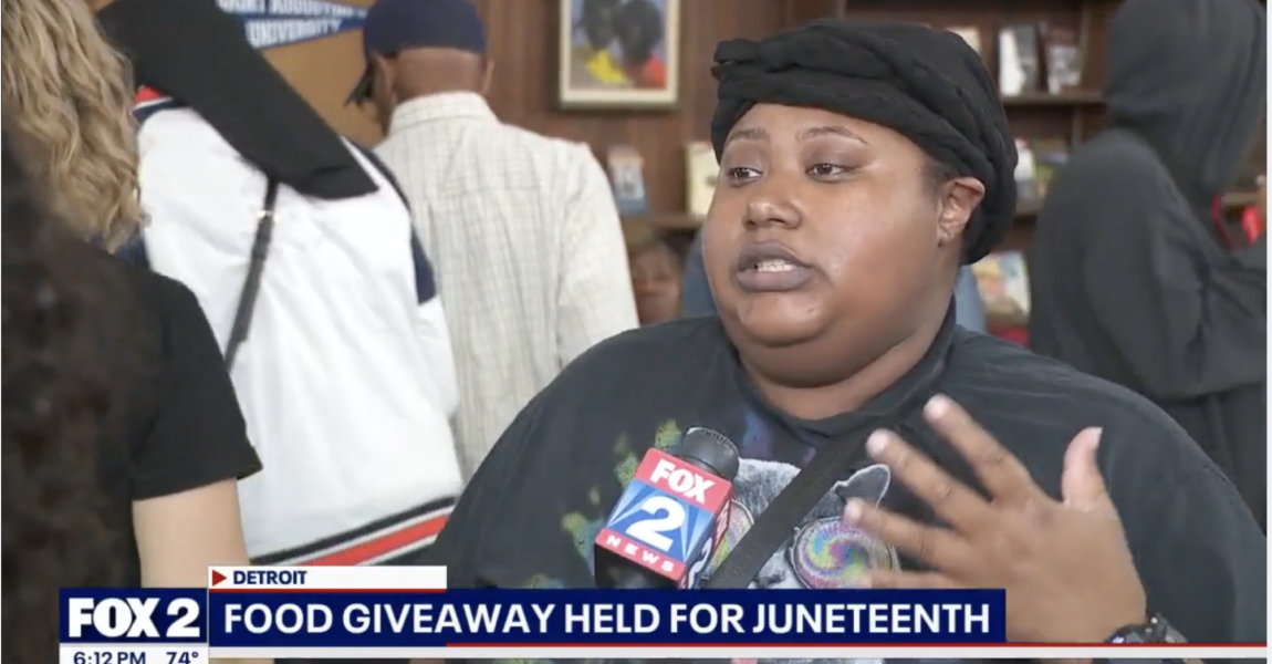 Detroit food giveaway held for Juneteenth